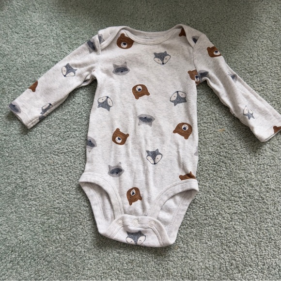 Adorable Gray Animal Print Kids two Piece - Picture 2 of 7